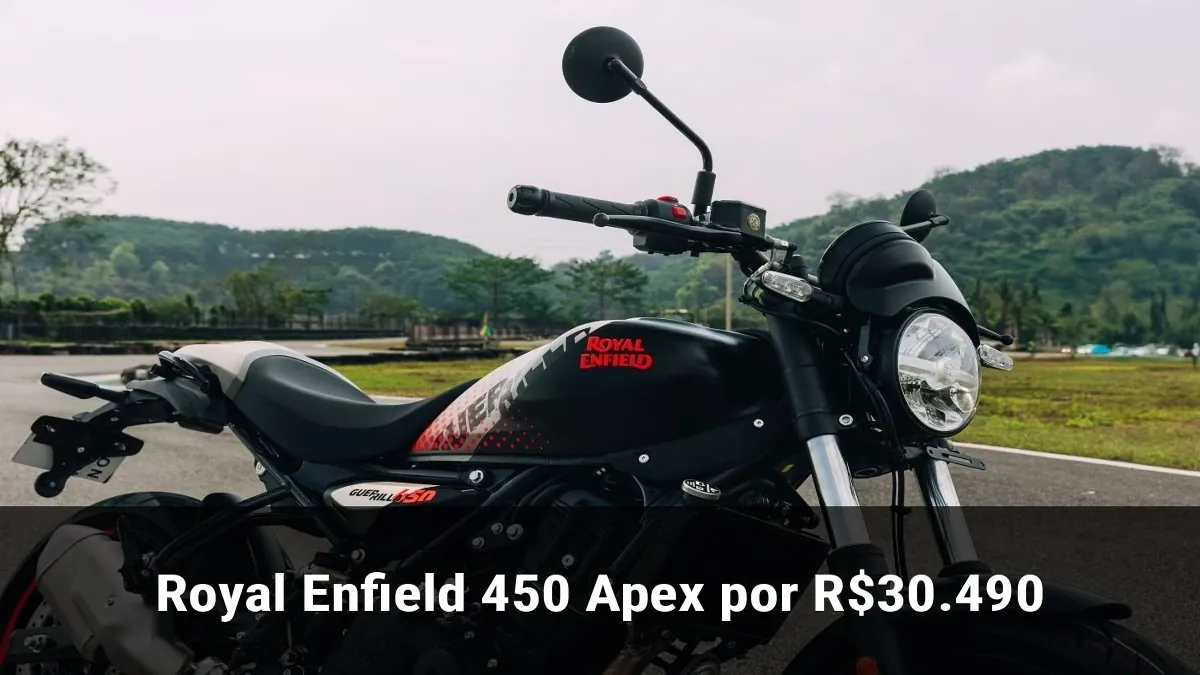 Royal Enfield 450 Apex por R$30.490