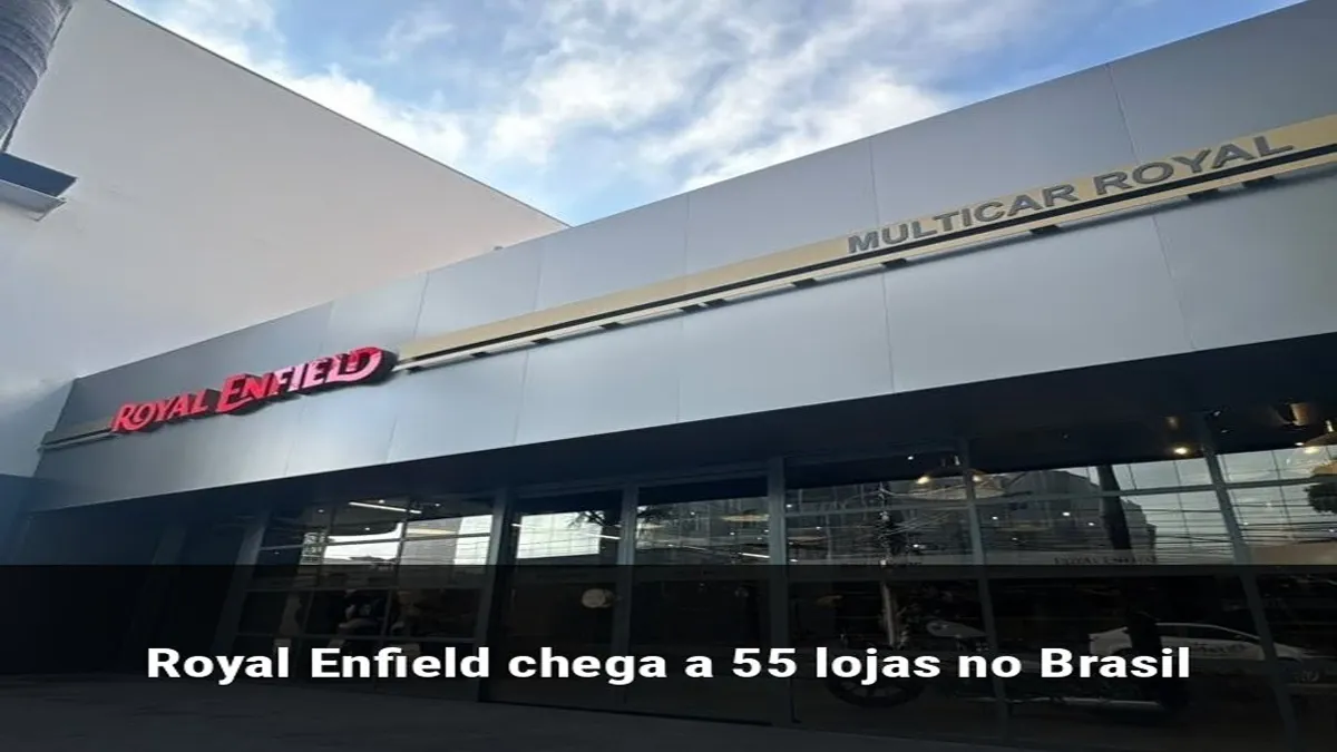 Royal Enfield chega a 55 lojas no Brasil
