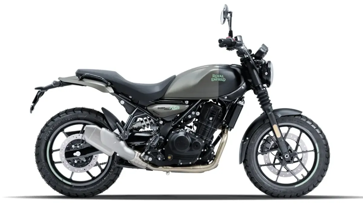 Royal Enfield Guerrilla 450 recebe nova cor a caminho do Brasil