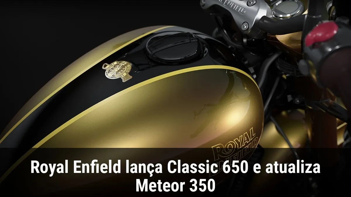 Royal Enfield lança Classic 650 e atualiza Meteor 350