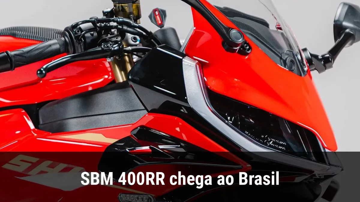 SBM 400RR chega ao Brasil