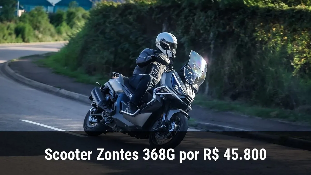 Scooter Zontes 368G por R$ 45.800