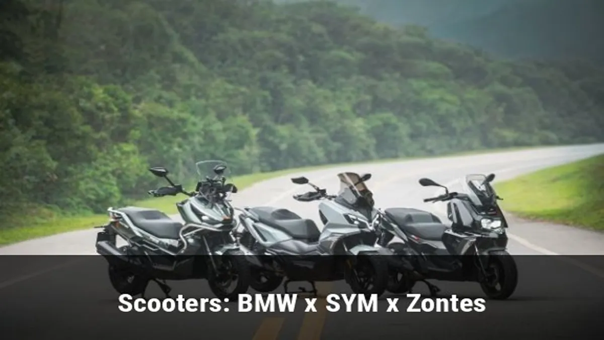 Scooters: BMW x SYM x Zontes