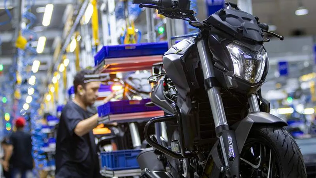Setembro é mês histórico para a indústria de motos com produção alta