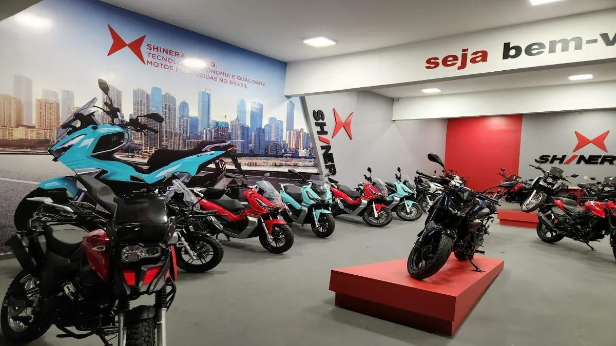 Shineray passa de 300 revendas no Brasil e avança na expansão