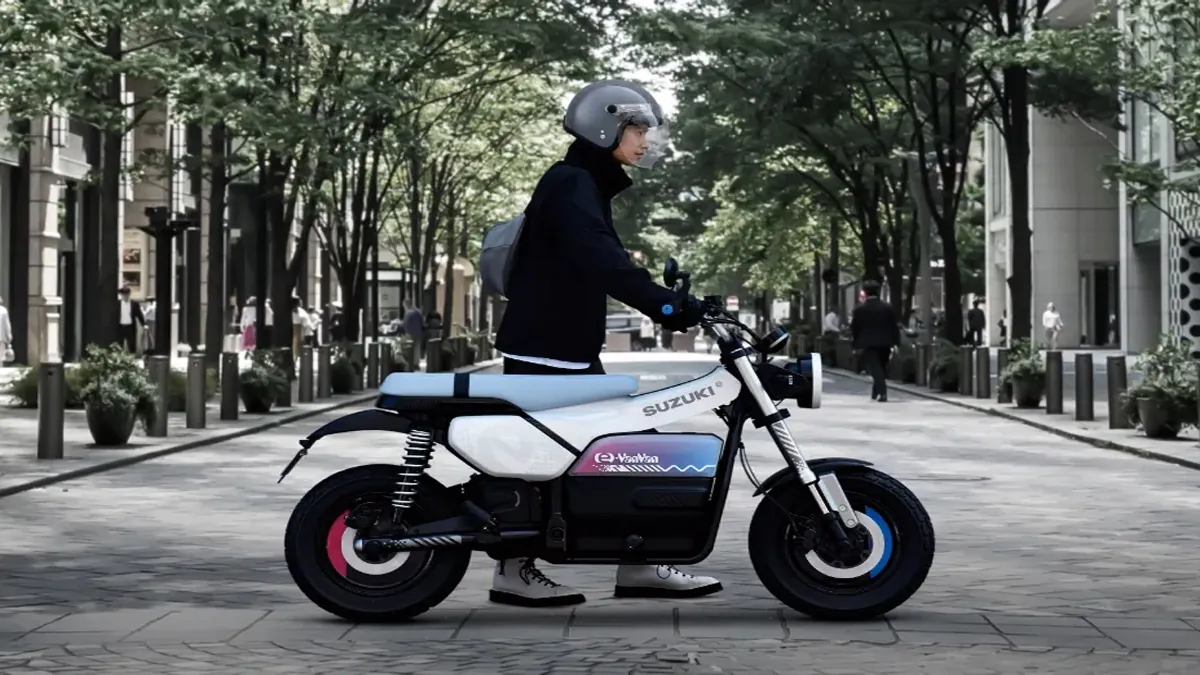 Suzuki e-VanVan: conceito elétrico com inspiração dos anos 70