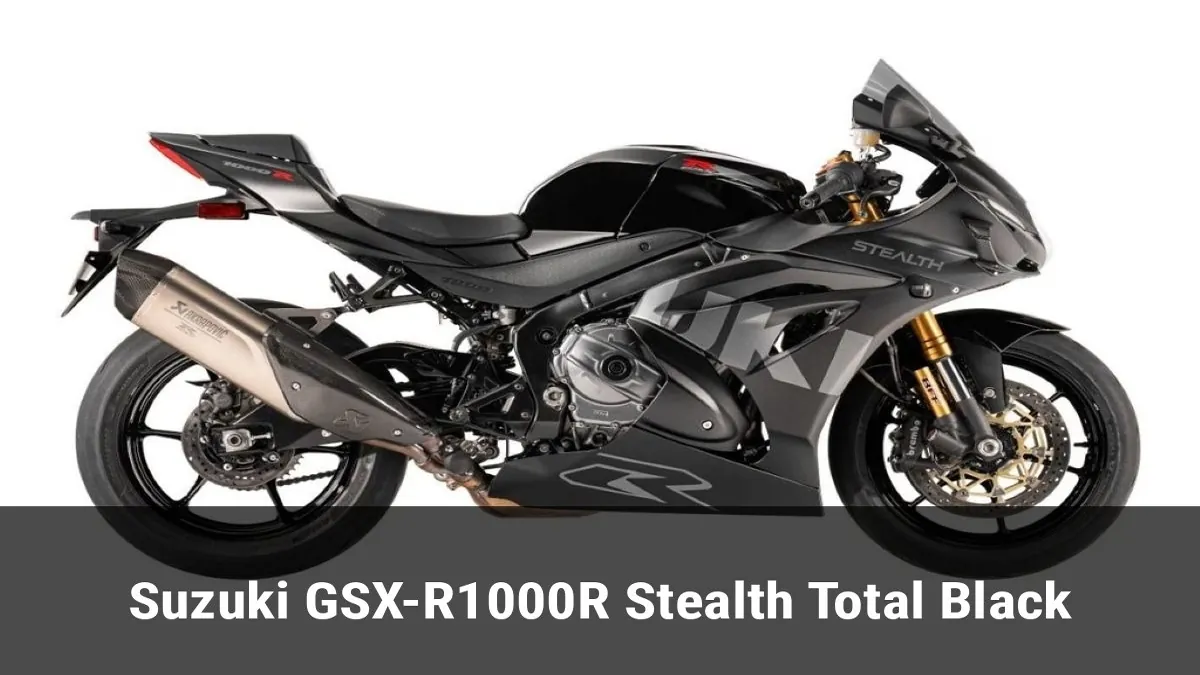 Suzuki GSX-R1000R Stealth Total Black