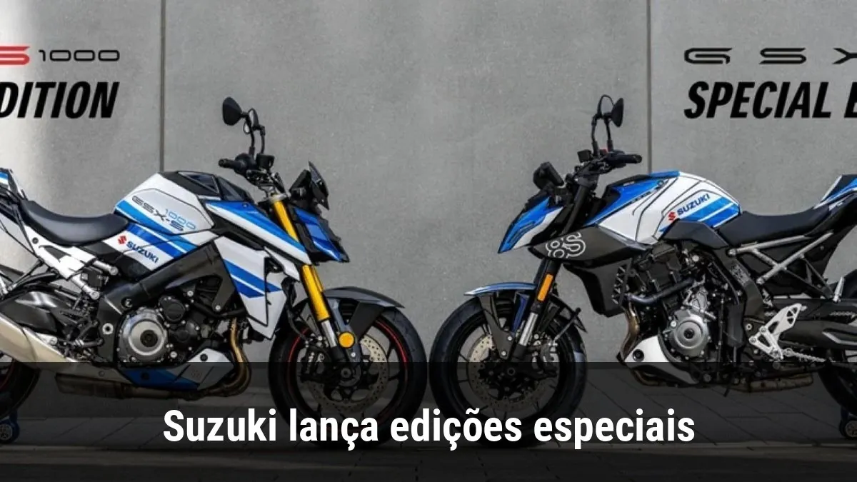 Suzuki lança edições especiais