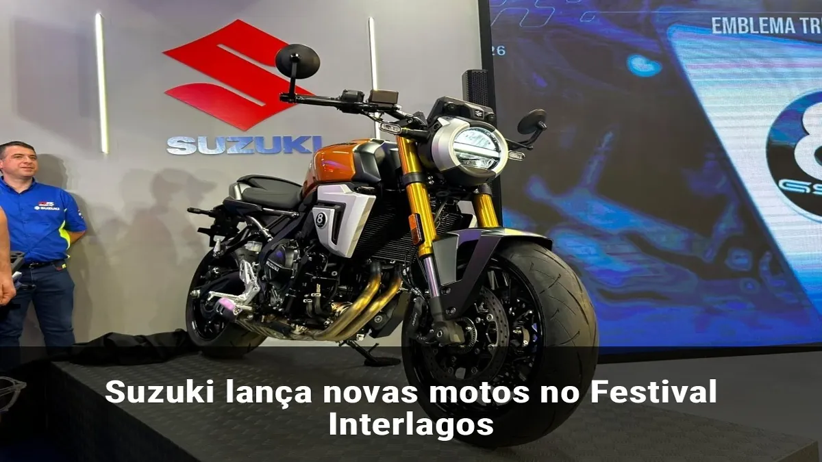 Suzuki lança novas motos no Festival Interlagos