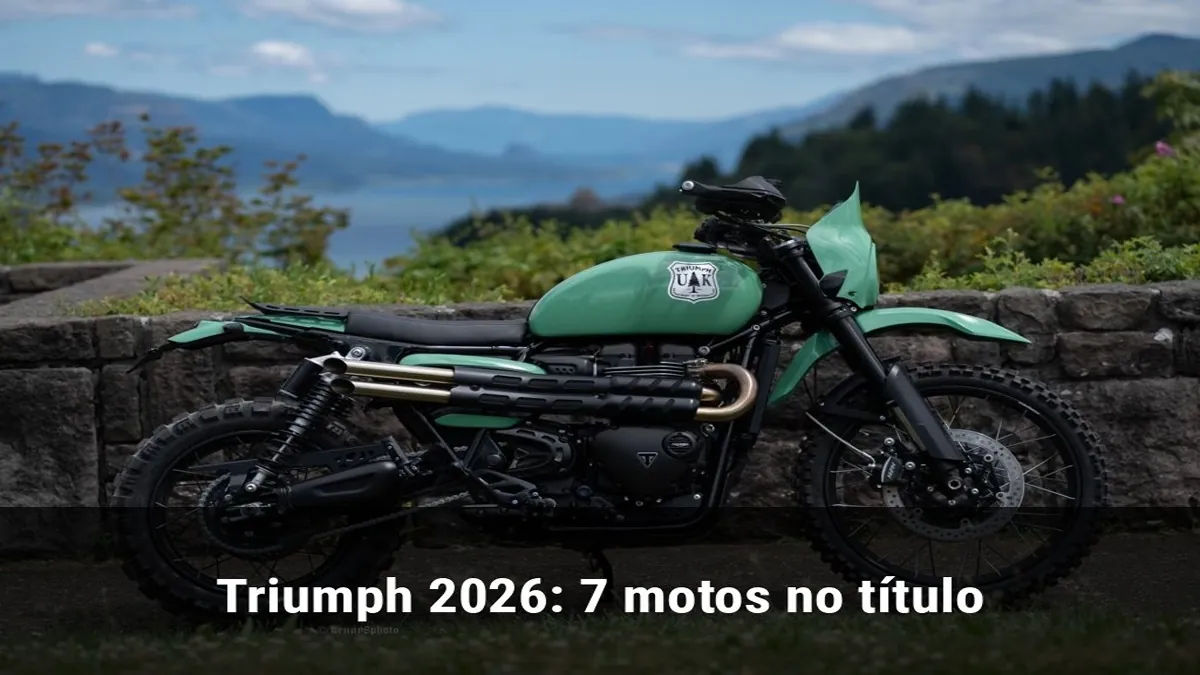 Triumph 2026: 7 motos no título