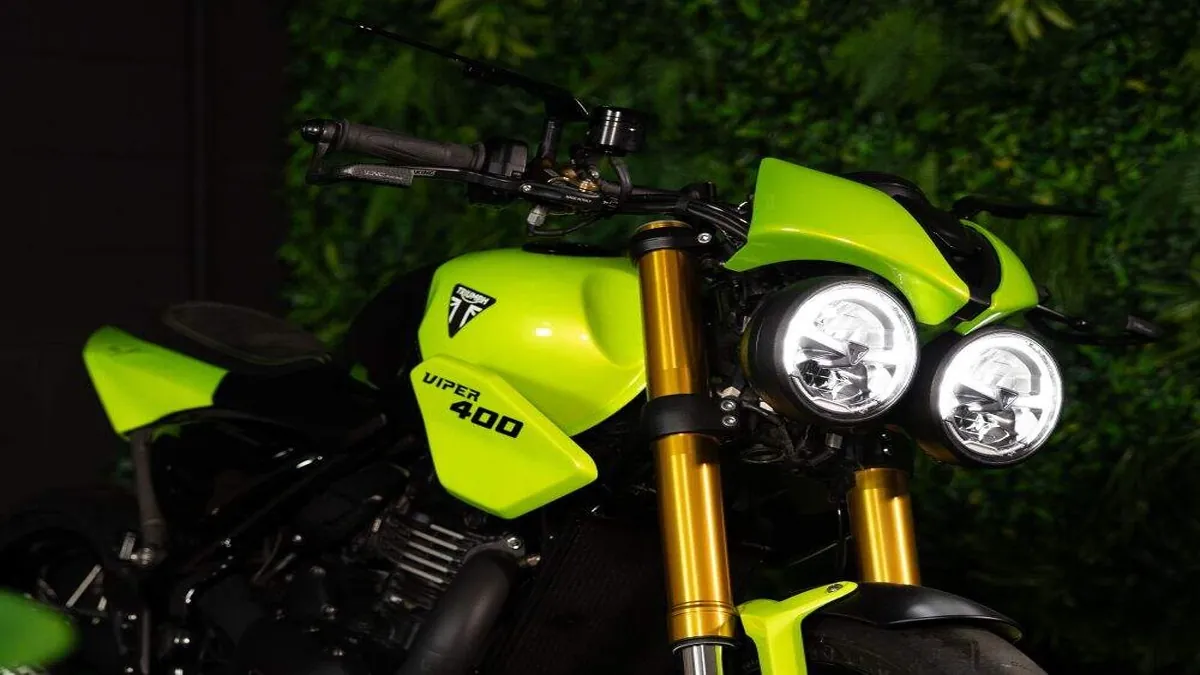 Triumph Speed 400, influenciada pela Speed Triple, vai a leilão beneficente