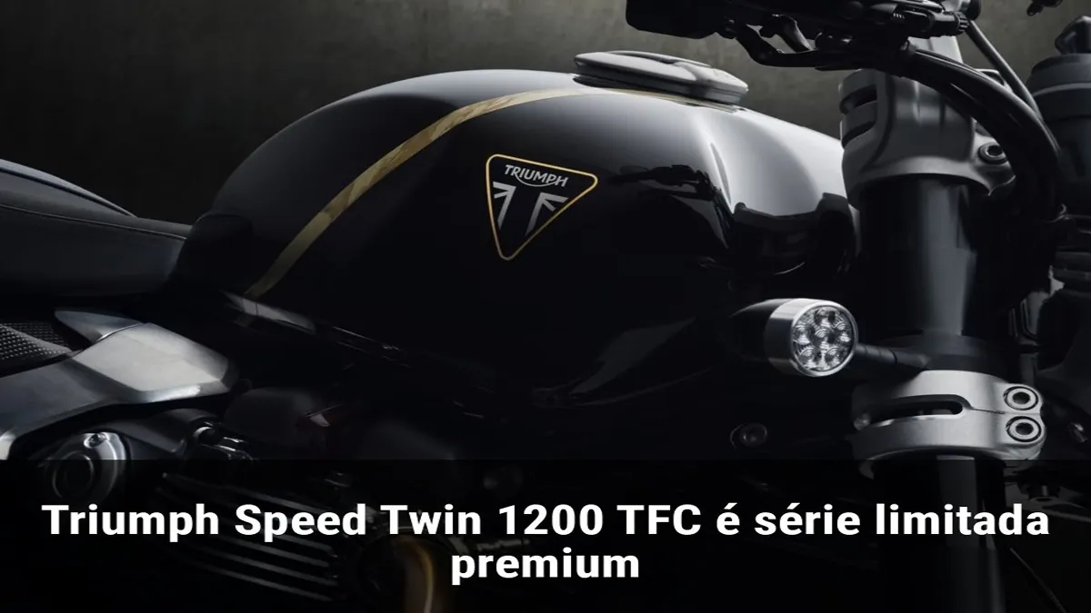 Triumph Speed Twin 1200 TFC é série limitada premium