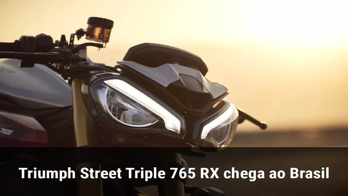 Triumph Street Triple 765 RX chega ao Brasil