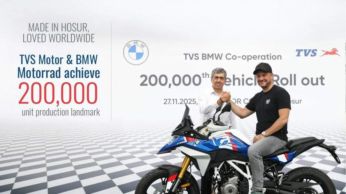 TVS comemora conquista e inicia fabricação da BMW F 450 GS