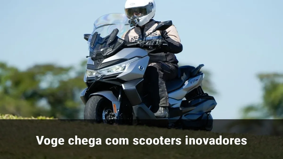 Voge chega com scooters inovadores