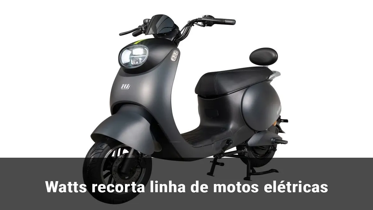 Watts recorta linha de motos elétricas