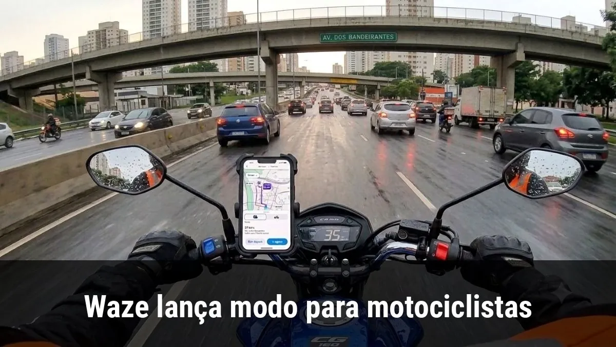 Waze lança modo para motociclistas