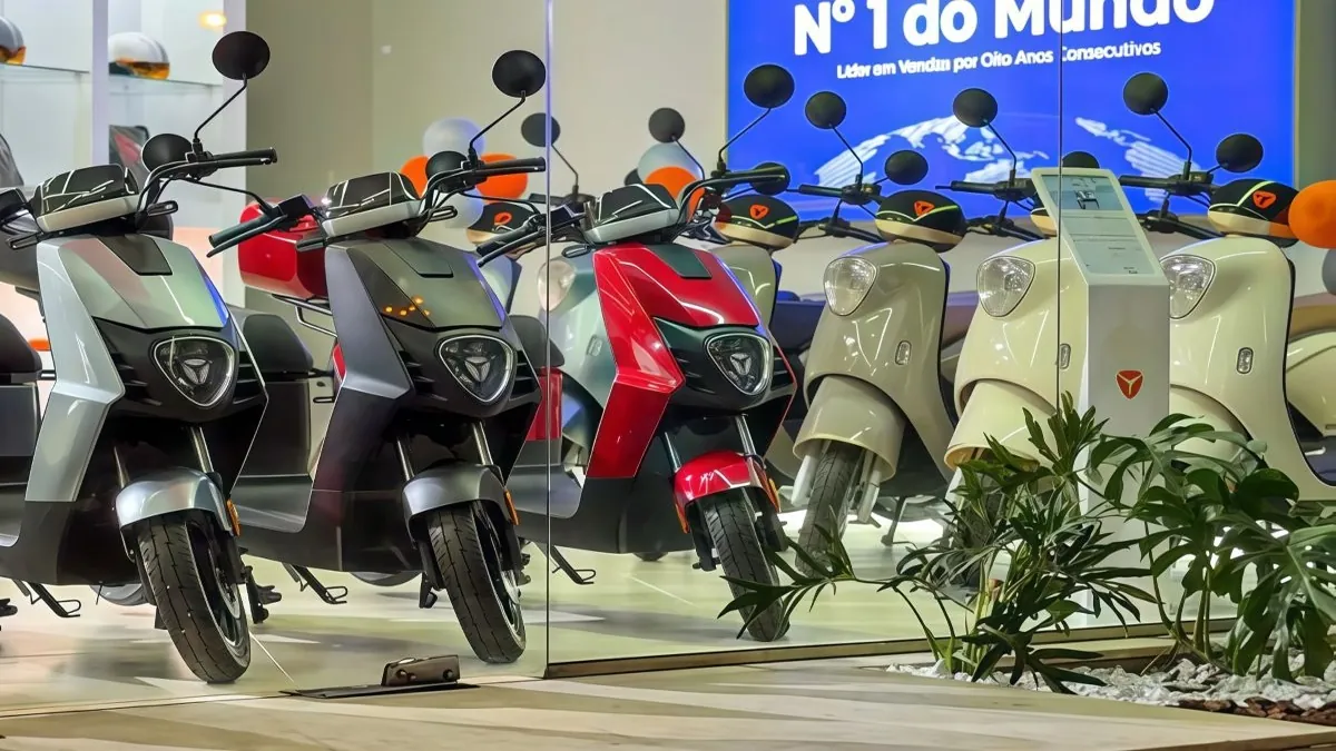 Yadea diminui preços e inicia campanha de troca de scooters elétricas