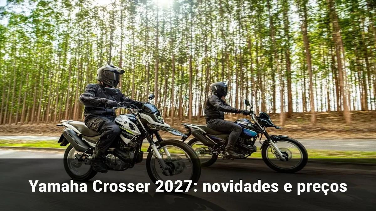 Yamaha Crosser 2027: novidades e preços