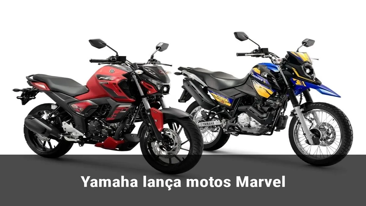 Yamaha lança motos Marvel