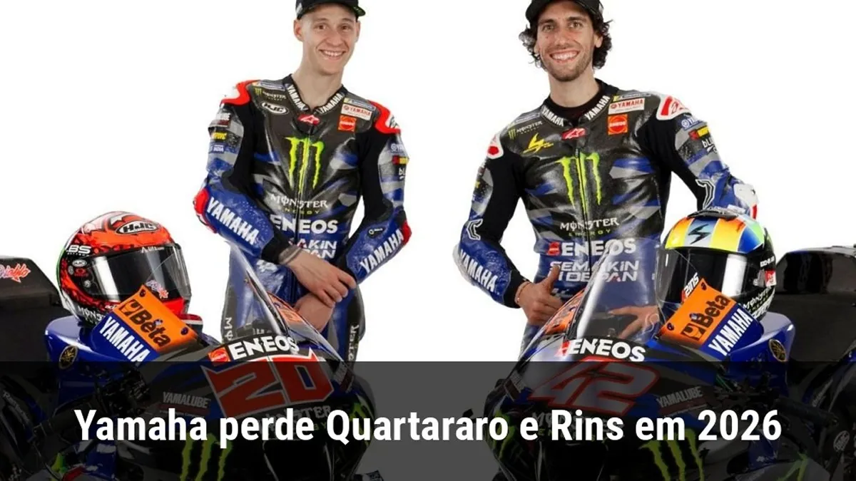 Yamaha perde Quartararo e Rins em 2026