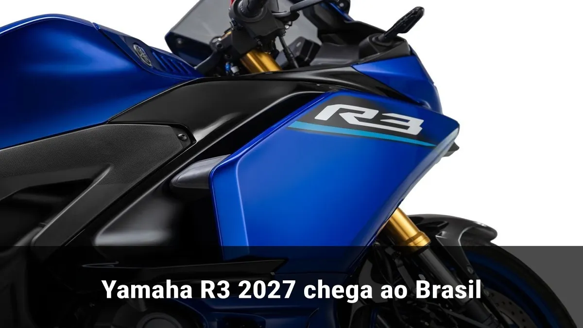 Yamaha R3 2027 chega ao Brasil