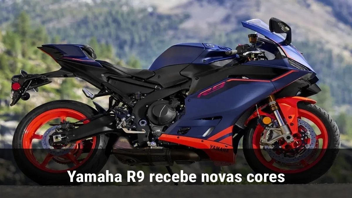 Yamaha R9 recebe novas cores