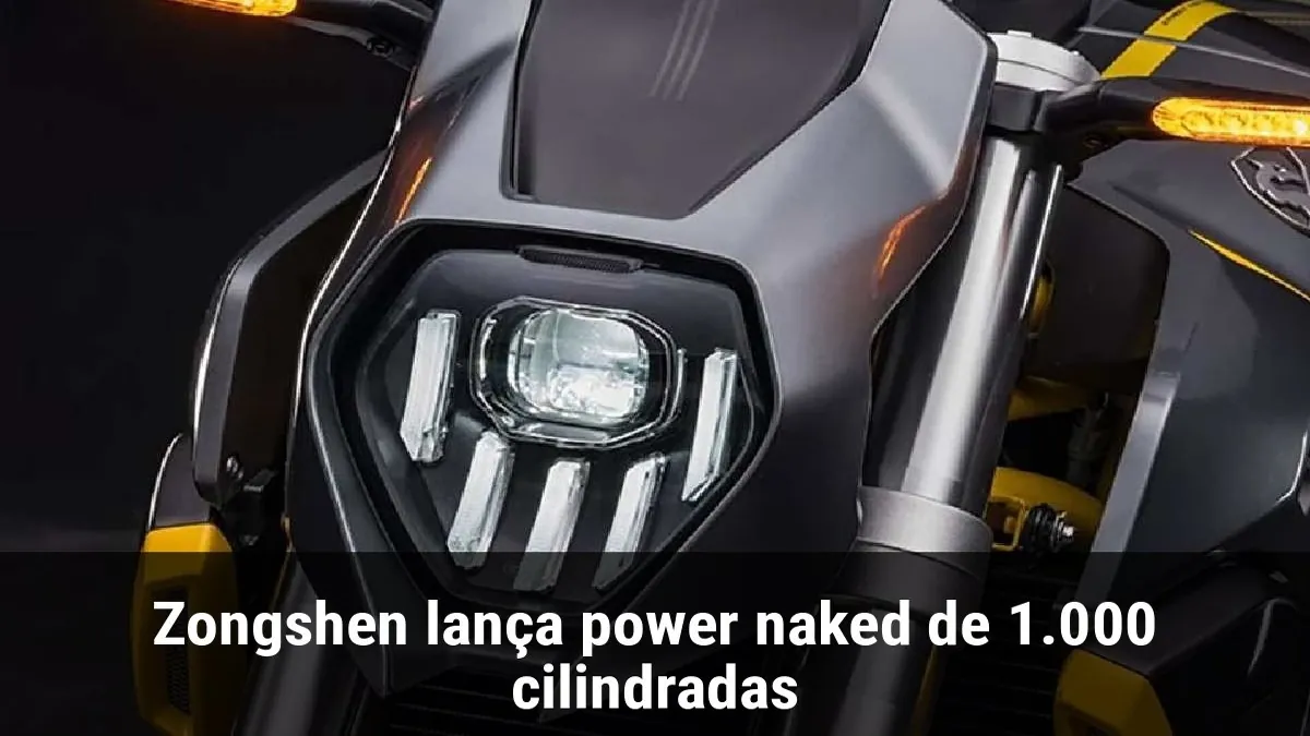 Zongshen lança power naked de 1.000 cilindradas