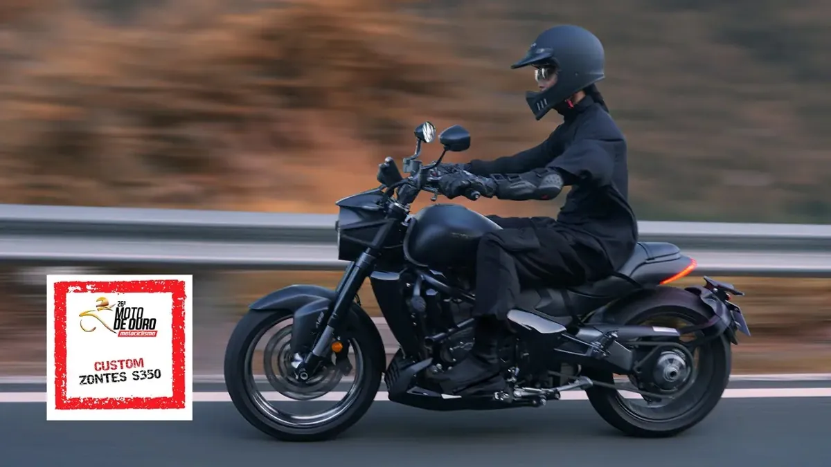 Zontes S350 conquista prêmio de Custom no Moto de Ouro 2025