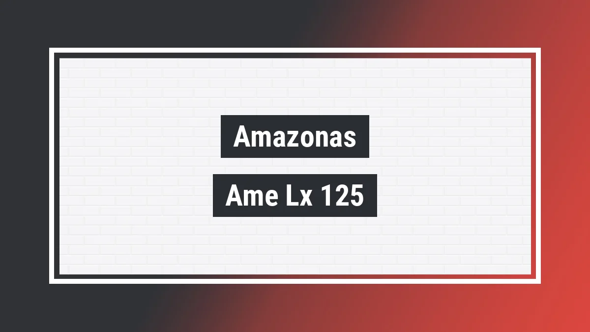 Imagem ilustrativa modelo Ame-lx 125 26 Amazonas