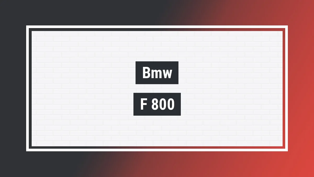 Imagem ilustrativa modelo F 800 R Bmw