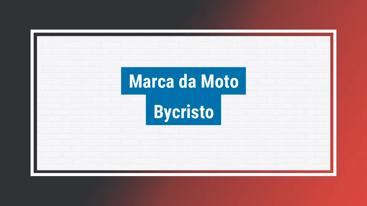 Imagem ilustrativa motos Bycristo