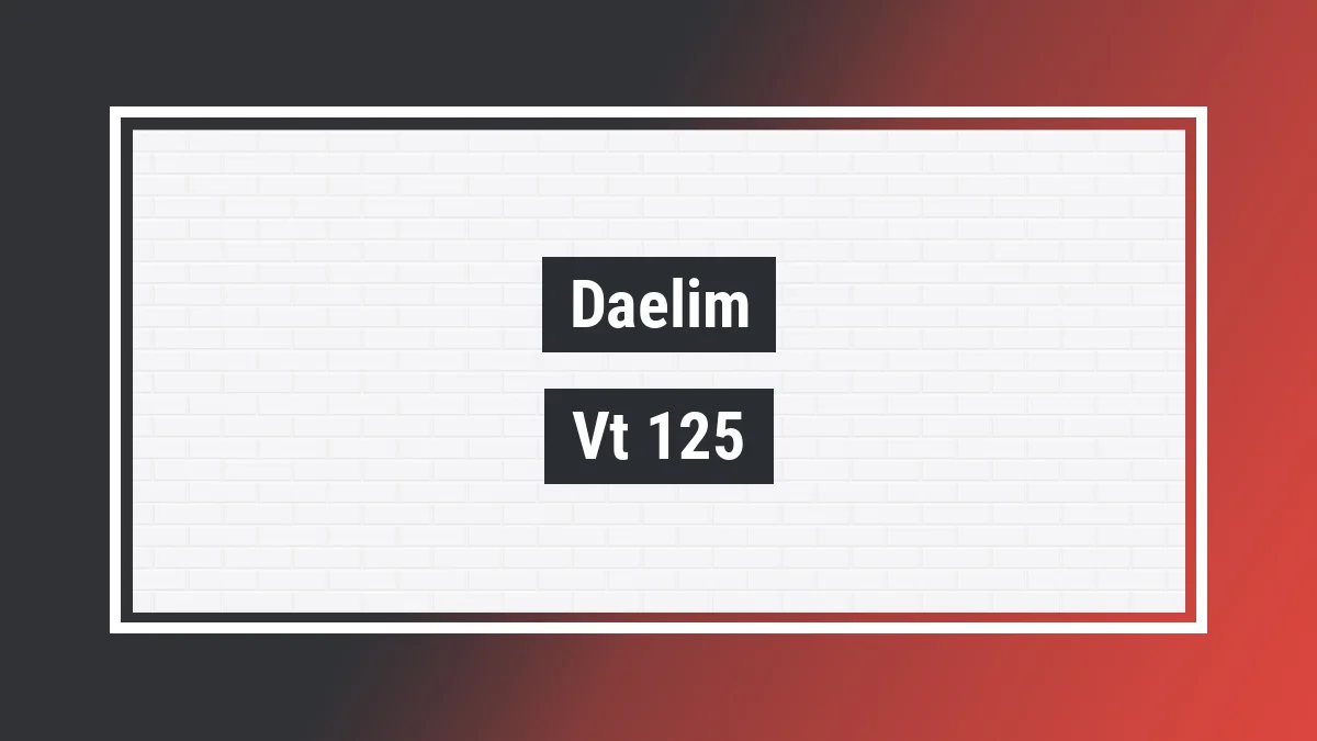 Imagem ilustrativa modelo Vt 125 Custom Magma Daelim