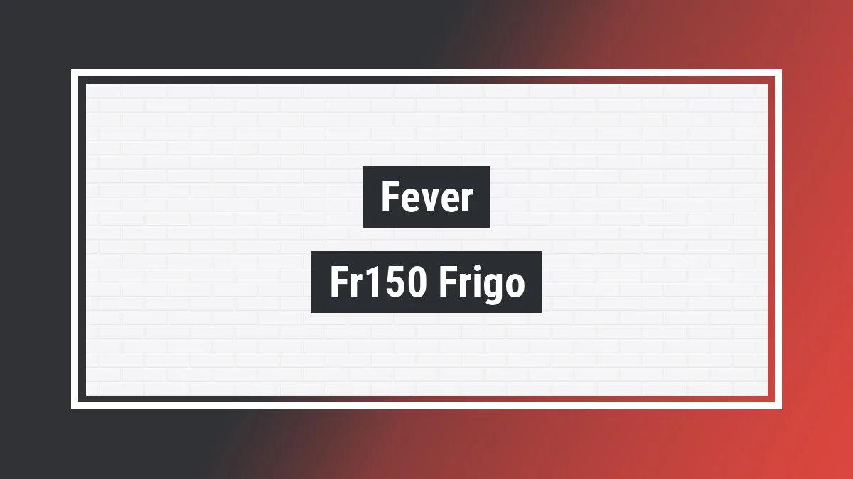 Imagem ilustrativa modelo Fr150 Frigo (elétrica) Fever