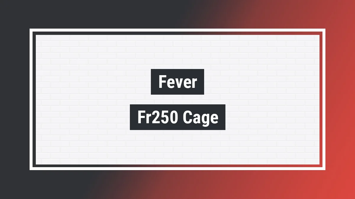 Imagem ilustrativa modelo Fr250 Cage (elétrica) Fever