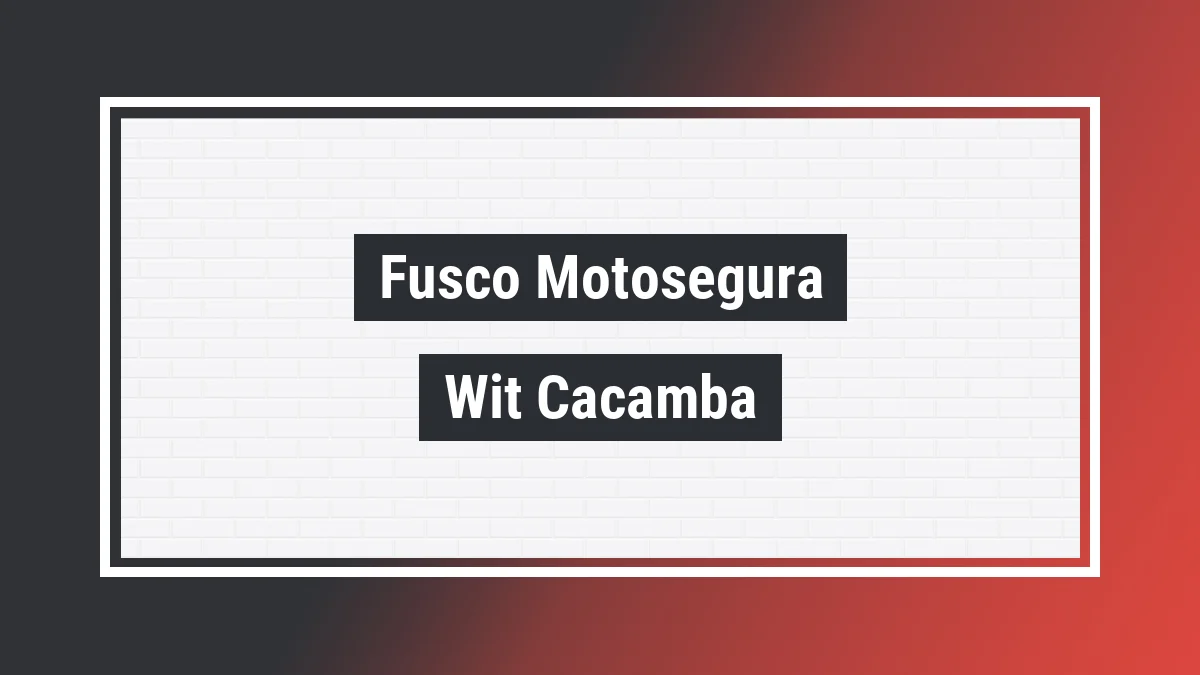 Imagem ilustrativa modelo Wit Caçamba 4500w Fusco Motosegura
