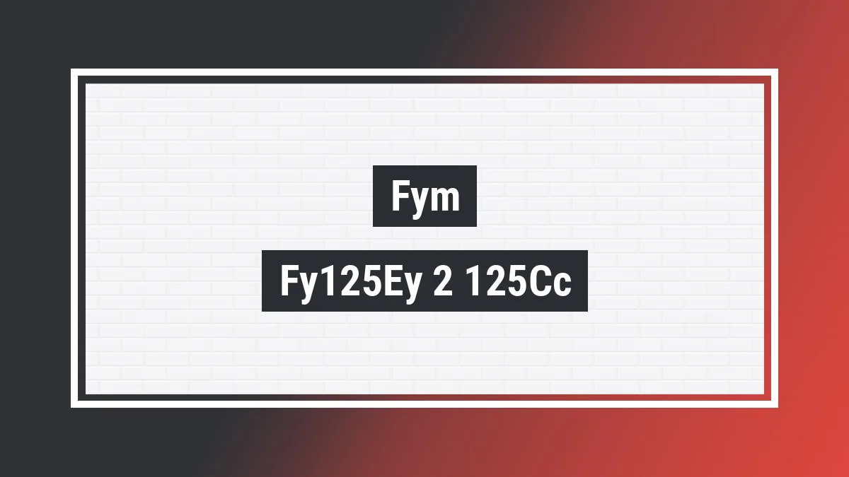 Imagem ilustrativa modelo Fy125ey-2 125cc Fym