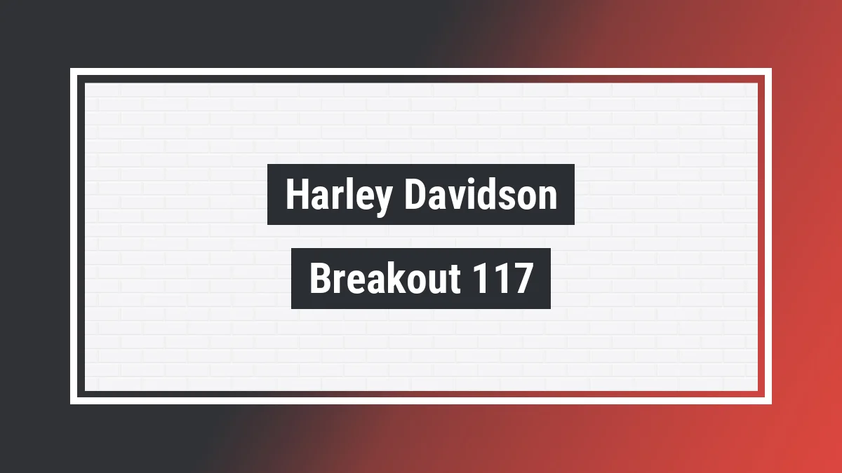 Imagem ilustrativa modelo Breakout 117 Fxbr Harley-davidson