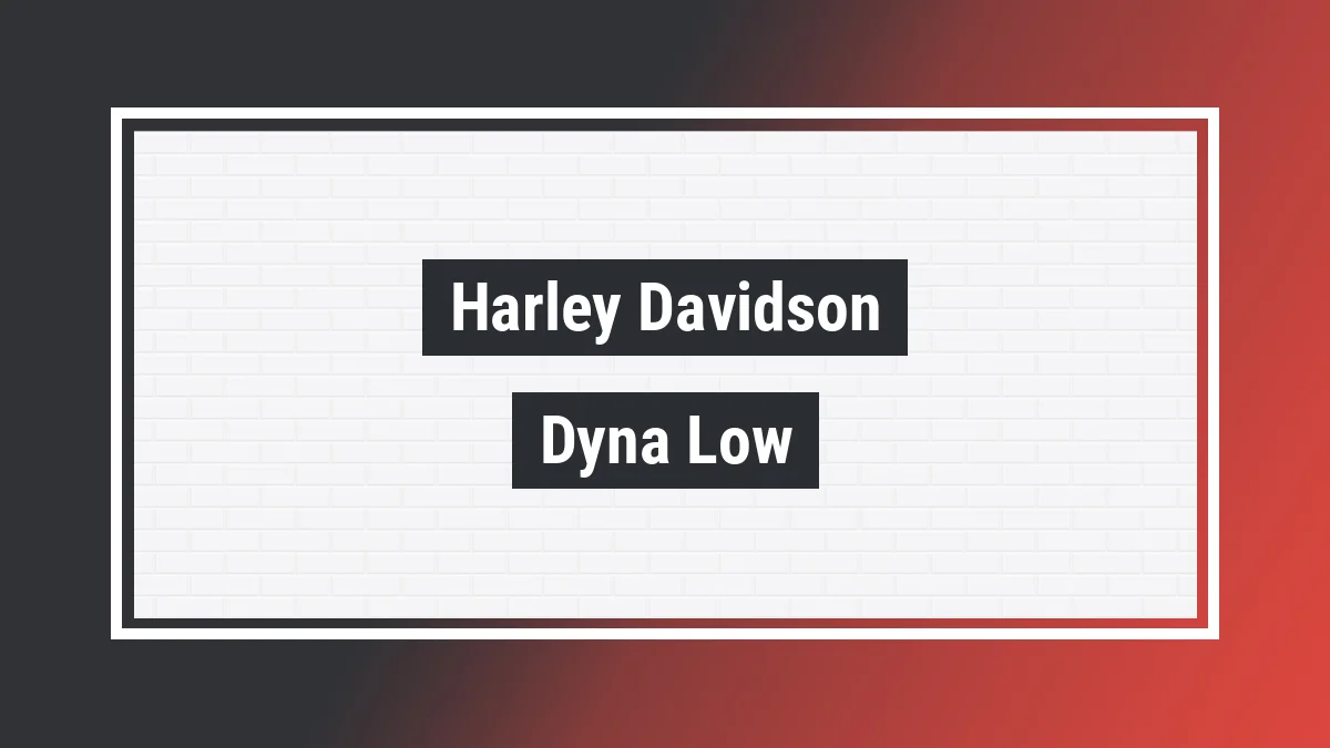 Imagem ilustrativa modelo Dyna Low Rider Harley-davidson