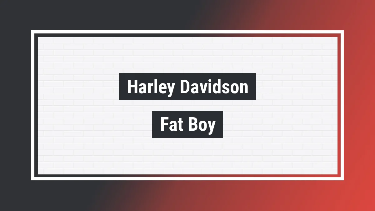 Imagem ilustrativa modelo Fat Boy Special 110th Edition Harley-davidson