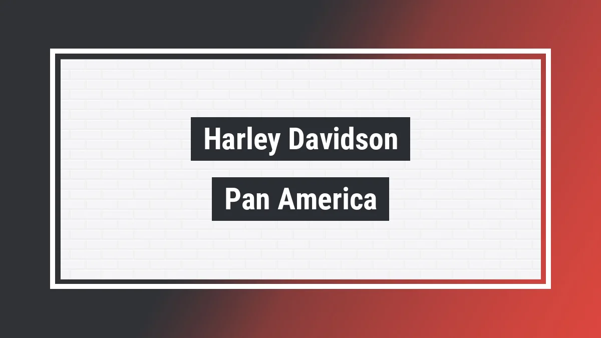 Imagem ilustrativa modelo Pan America 1250 Special Harley-davidson