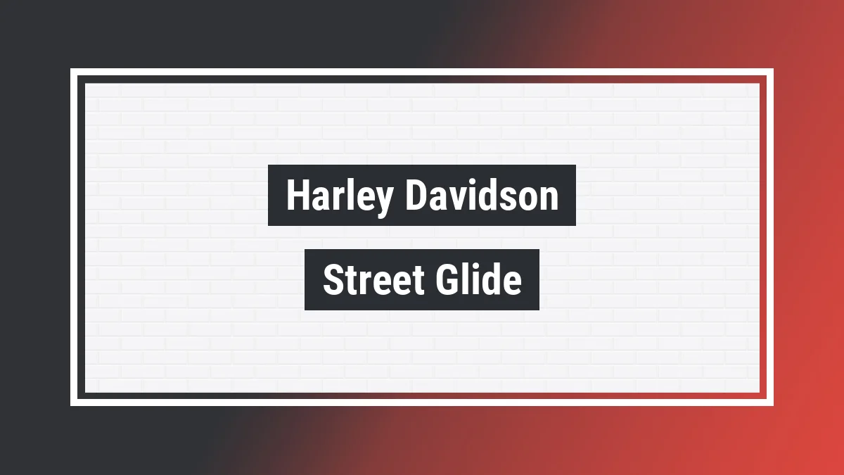 Imagem ilustrativa modelo Street Glide Special Flhxs Harley-davidson