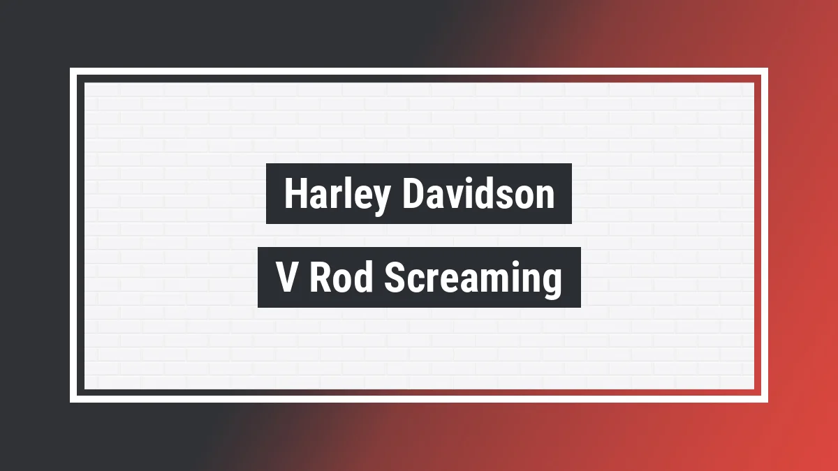 Imagem ilustrativa modelo V-rod Screaming Eagle Harley-davidson