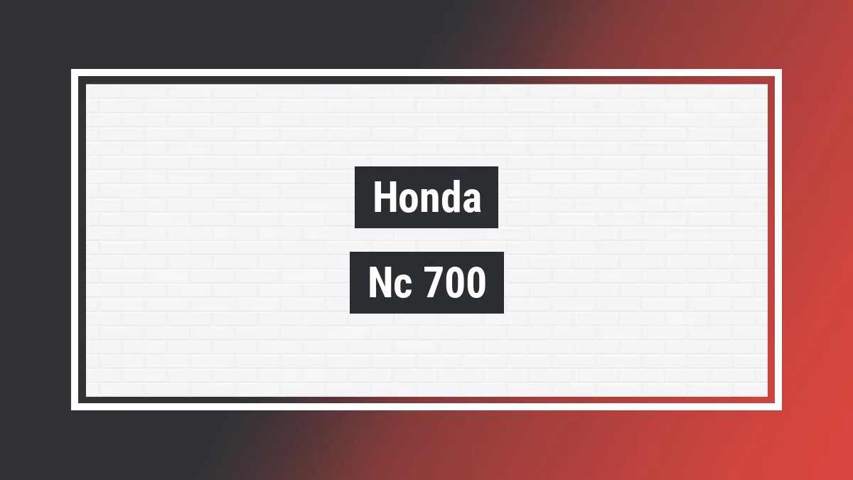 Imagem ilustrativa modelo Nc 700 X 700x Abs Honda