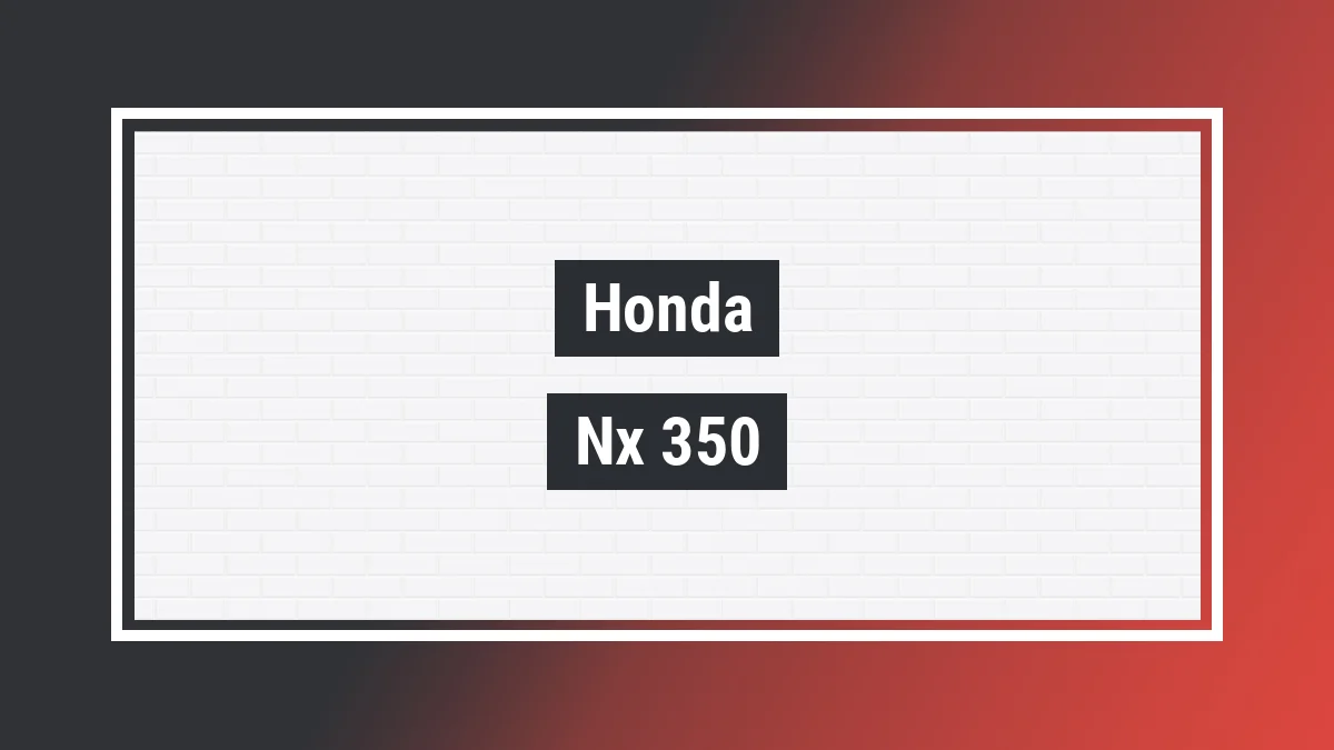 Imagem ilustrativa modelo Nx 350 Sahara Honda