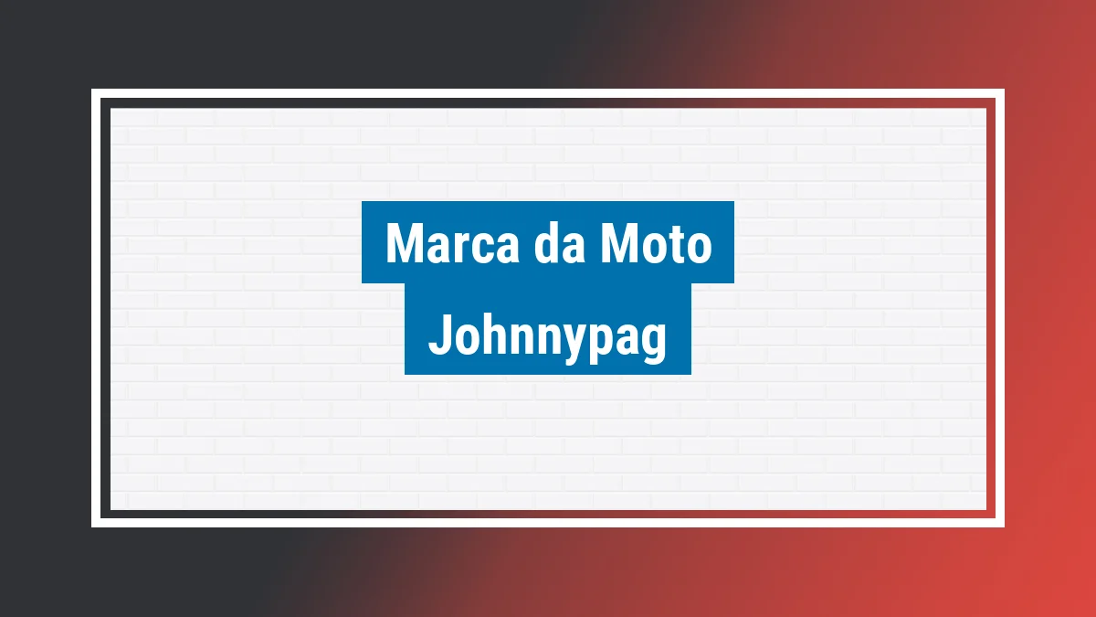 Imagem ilustrativa motos Johnnypag