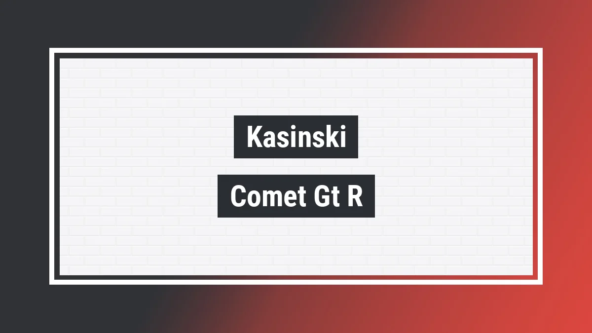 Imagem ilustrativa modelo Comet Gt-r 250cc Kasinski