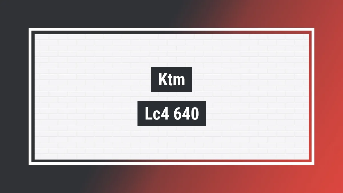 Imagem ilustrativa modelo Lc4 640 Trail Ktm