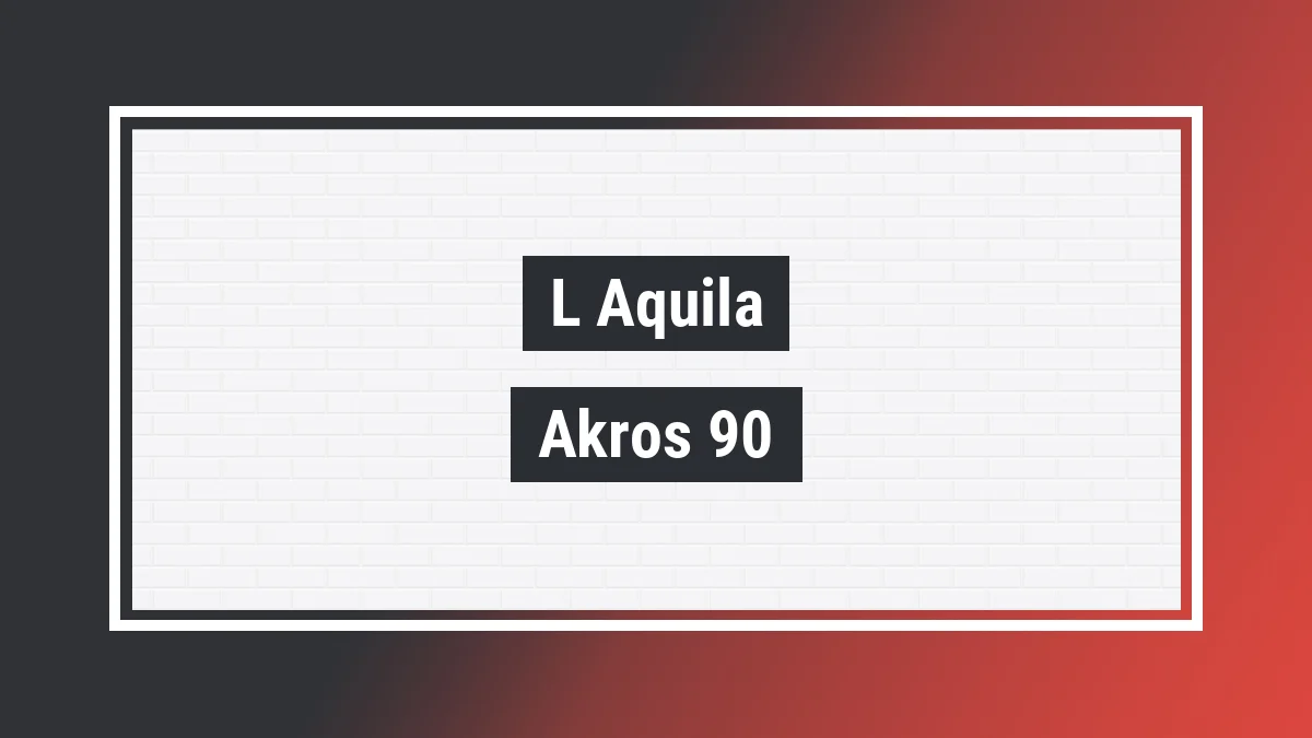 Imagem ilustrativa modelo Akros 90 L'aquila