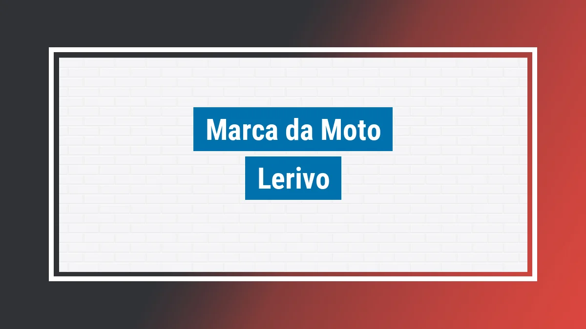 Imagem ilustrativa motos Lerivo